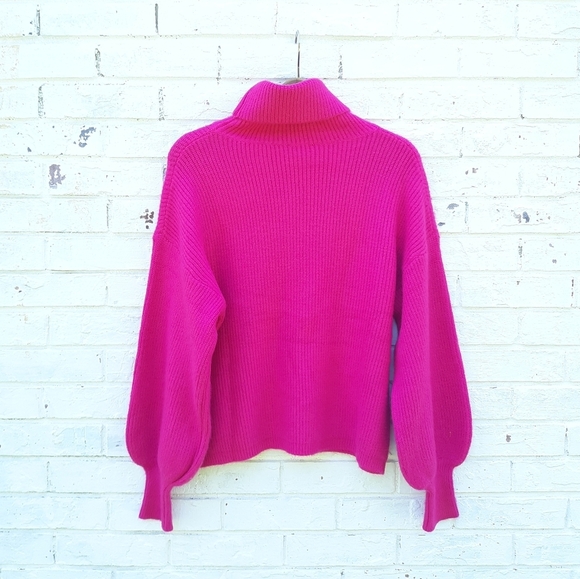 Lumiere Sweater Turtleneck Hot Pink Barbie - Picture 3 of 6